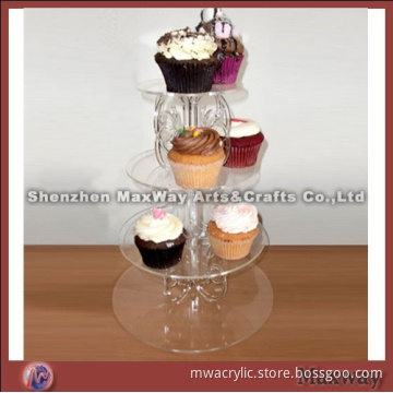 Acrylic Cupcake Stand Holder,Lucite Cake Stand